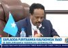 Khudbadda madaxweyne Farmaajo ee baarlamaanka oo dib u bilaabatay kaddib hakad ku yimid