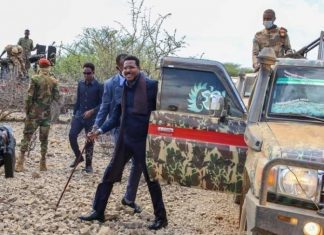 Madaxweynaha Galmudug oo deg deg ku tegay degaan lagala wareegay Al-Shabaab